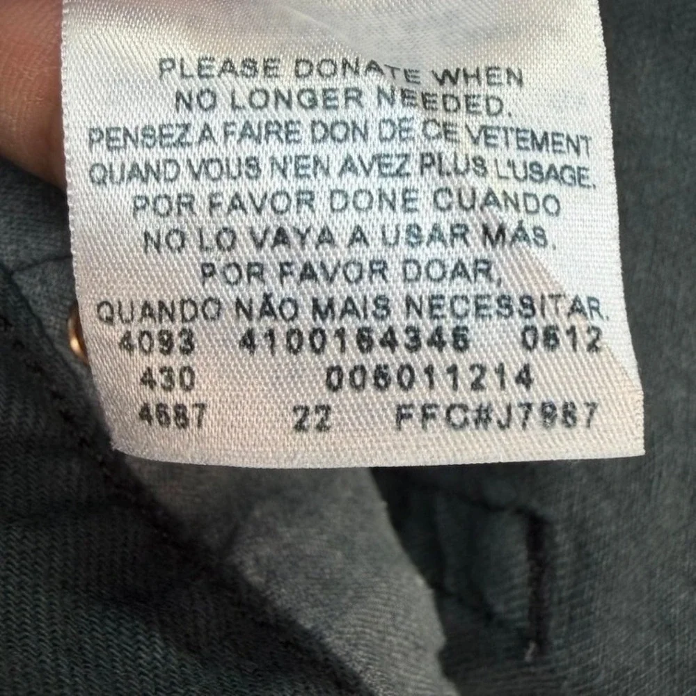 Levi's 501 Original Fit Jeans Mens 30x32 Green Gray Straight Leg Denim Cotton